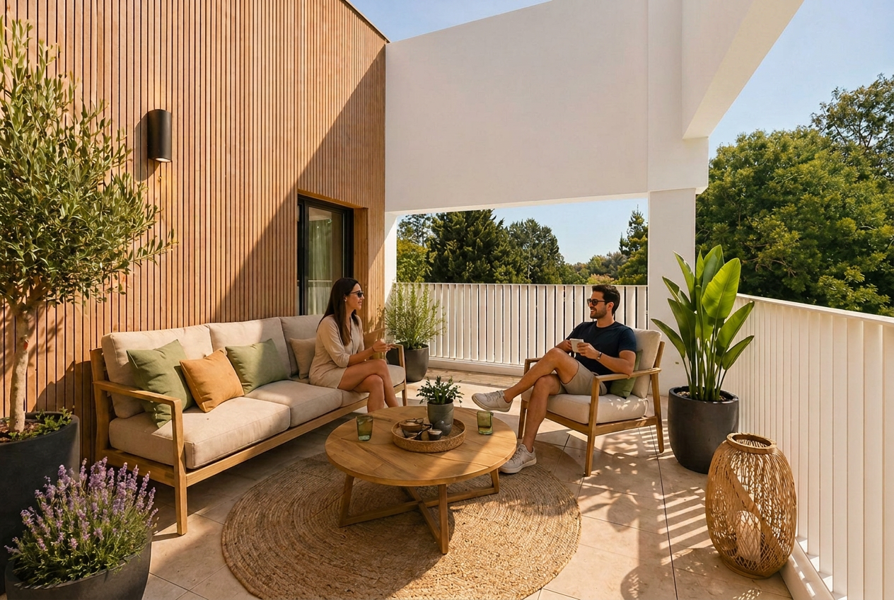 Salon extérieur sur terrasse Avalon